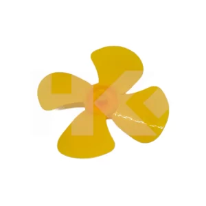 HELICES 58MM EJE 2MM COLOR AMARILLO 2 UNID.