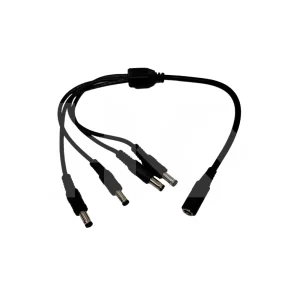 CABLE DC HEMBRA A 4 DC MACHO 2.1MM