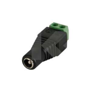 ADAPTADOR BLOCK 2 PIN A HEMBRA DC 2.5MM PARA CAMARA